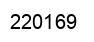 Number 220169 black image