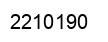 Number 2210190 black image