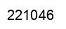 Number 221046 black image