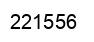 Number 221556 black image