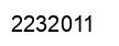Number 2232011 black image