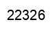 Número 22326 imagen negro