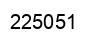 Number 225051 black image
