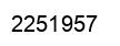 Número 2251957 imagen negro