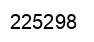 Número 225298 imagen negro