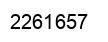 Number 2261657 black image
