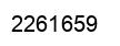 Number 2261659 black image