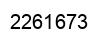 Number 2261673 black image