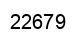 Number 22679 black image