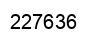 Number 227636 black image