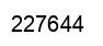 Number 227644 black image