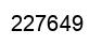 Number 227649 black image