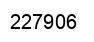 Number 227906 black image