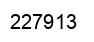Number 227913 black image