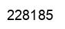 Number 228185 black image