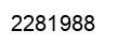Number 2281988 black image