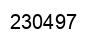 Número 230497 imagen negro