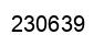 Number 230639 black image