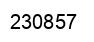 Number 230857 black image