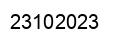 Número 23102023 imagen negro