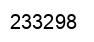 Number 233298 black image