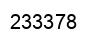 Number 233378 black image