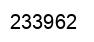 Number 233962 black image