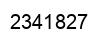 Number 2341827 black image