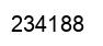 Number 234188 black image