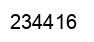 Number 234416 black image