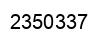 Number 2350337 black image