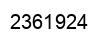 Number 2361924 black image