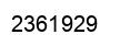 Number 2361929 black image