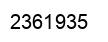 Number 2361935 black image
