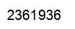 Number 2361936 black image