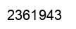 Number 2361943 black image