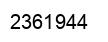 Number 2361944 black image