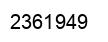 Number 2361949 black image