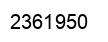Number 2361950 black image