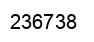 Number 236738 black image