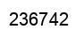 Number 236742 black image