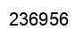 Number 236956 black image
