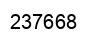 Number 237668 black image
