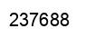 Number 237688 black image