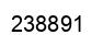 Number 238891 black image