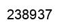 Number 238937 black image