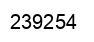 Number 239254 black image