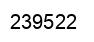 Number 239522 black image