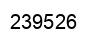 Number 239526 black image