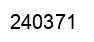 Number 240371 black image